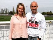 Pablo Zabaleta and Lynsey Hooper for The Offside Rules Exclusives podcast