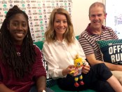 Anita Asante, Kait Borsay, and Glenn Moore for the Women's World Cup 2019 podcast