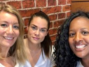 Kait Borsay, Claire Rafferty, and Anne-Marie Batson for the Women's World Cup 2019 podcast