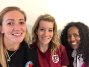 Siobhan Chamberlain, Kait Borsay and Anne-Marie Batson for The Offside Rule Women's World Cup