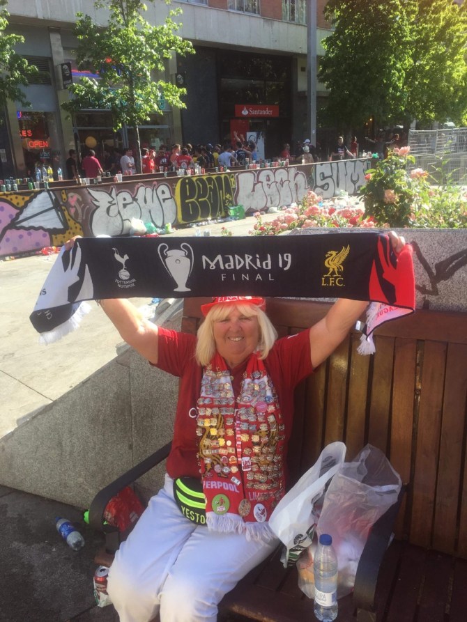 Liverpool superfan Beryl Mealand