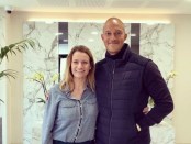 Bobby Zamora and Lynsey Hooper for The Offside Rule Exclusives interview