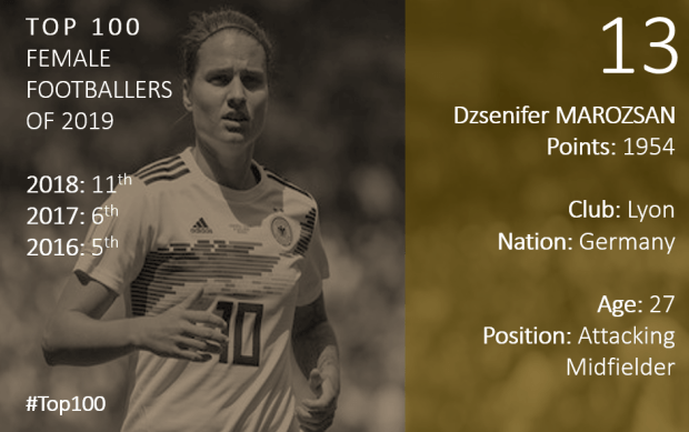 Top 100 2019 Dzsenifer Marozsan