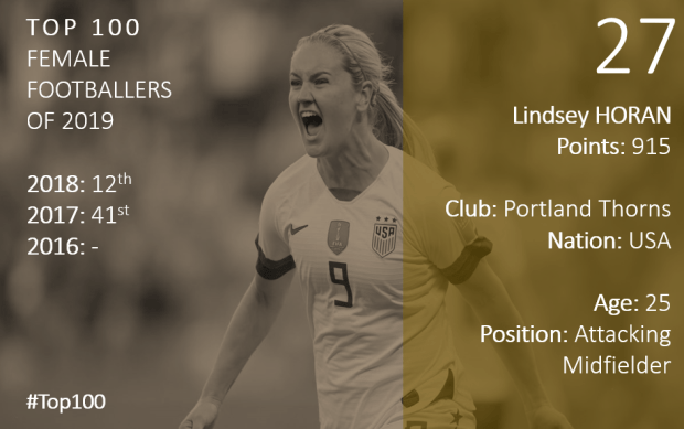 Top 100 2019 Lindsey Horan